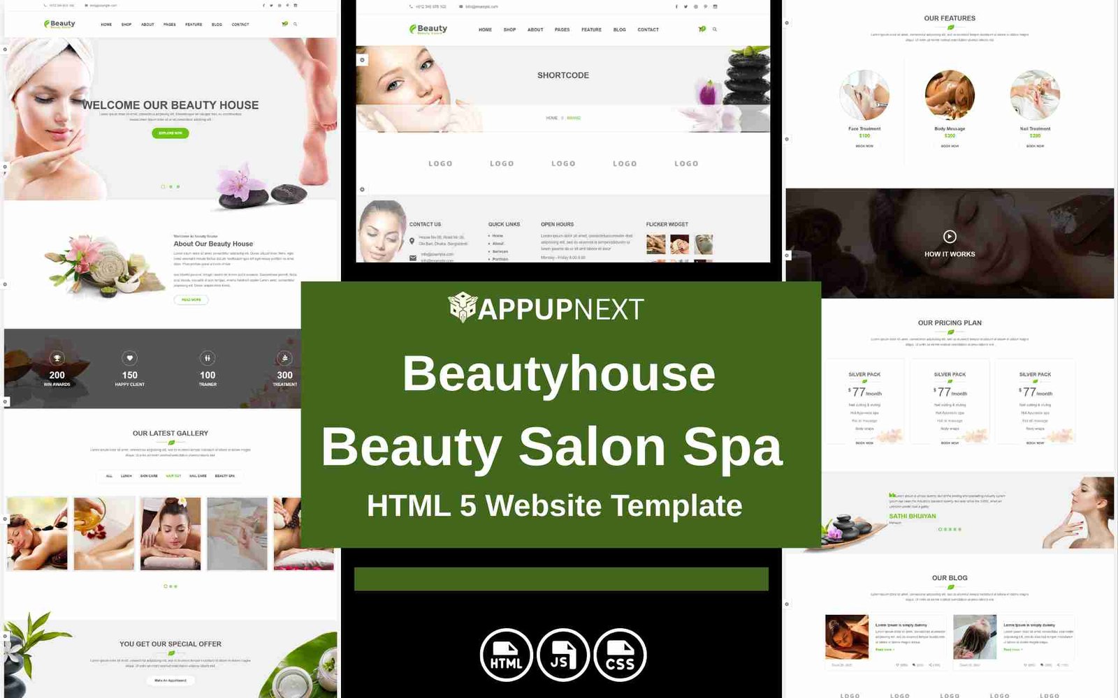 Beautyhouse - Beauty Salon Spa - HTML 5 Website Template - v6