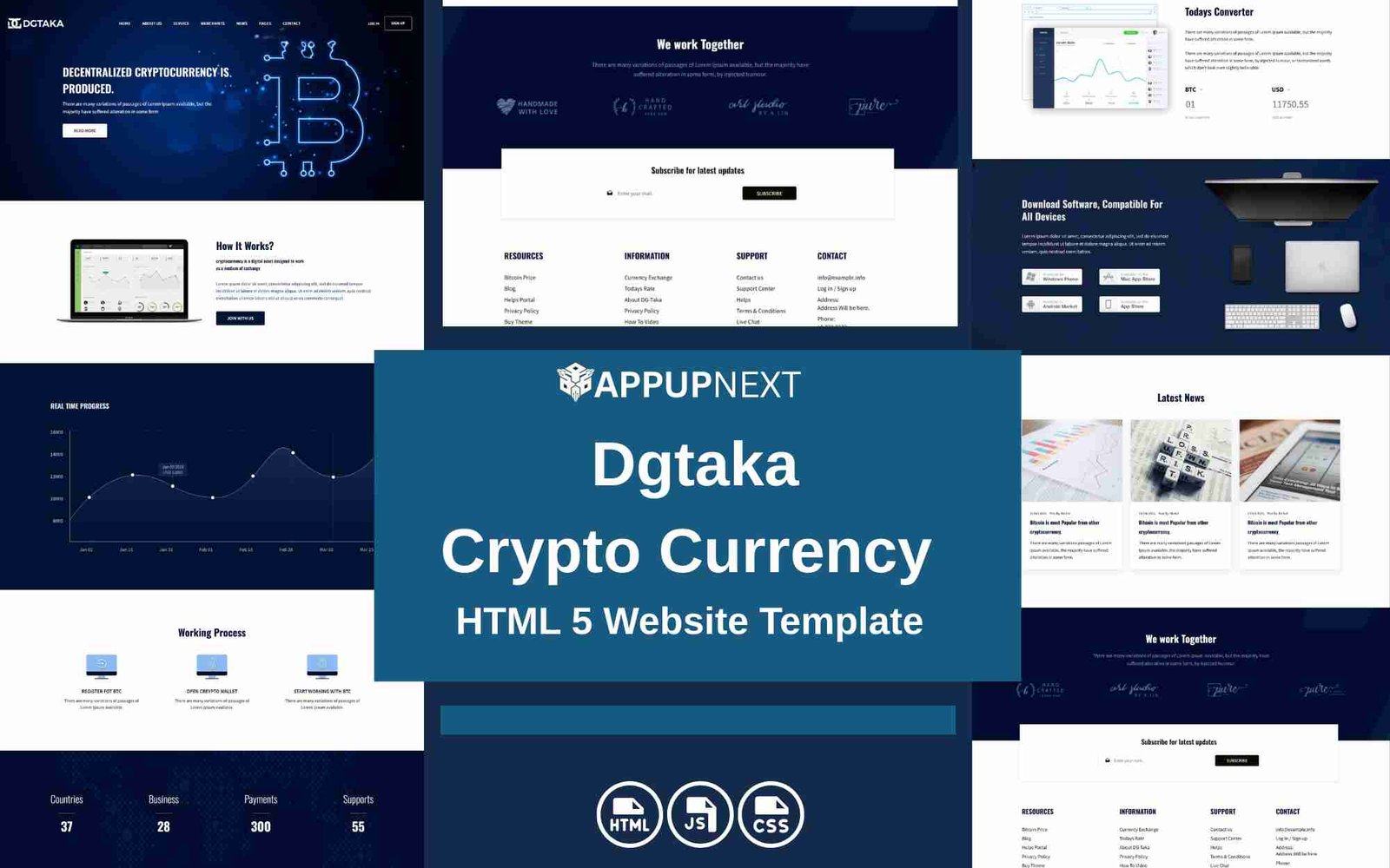 Dgtaka - Digital Agency - HTML 5 Website Template - v3