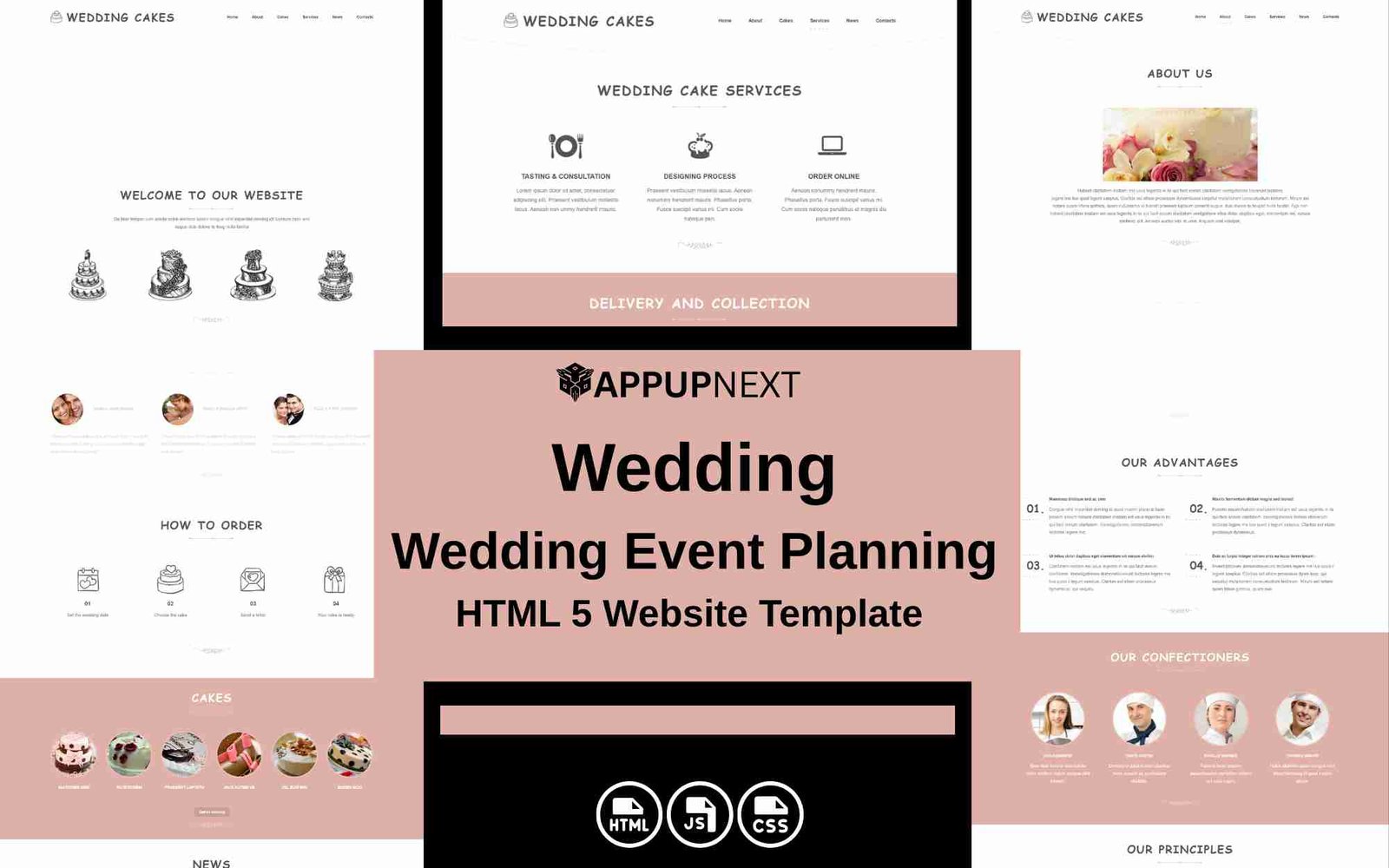 Wedding - Wedding Event Planning  - HTML 5 Website Template